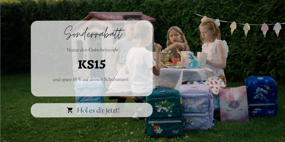 coupon code GMT for Kids Schulranzen