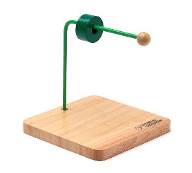 montessori Scheibe auf horizontal geknicktem Stift