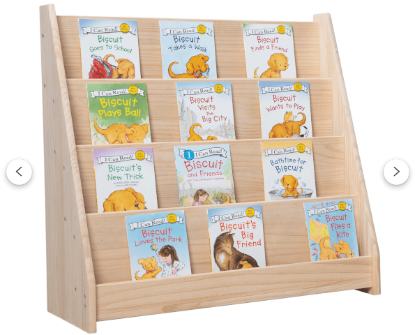 Montessori Bücherregal aus Massivholz
