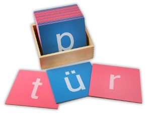 Sandpapierbuchstaben